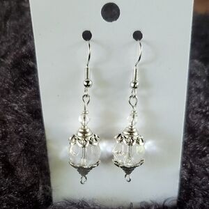 Elegant Silver Drop Earrings
